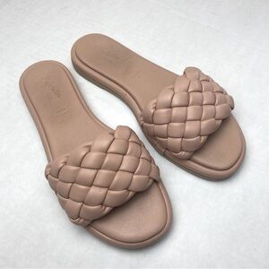 Seychelles Tan Woven Sandals